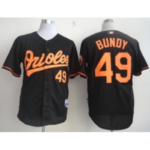 mlb jerseys baltimore orioles #49 bundy black