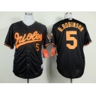 mlb jerseys baltimore orioles #5 b.robinson black