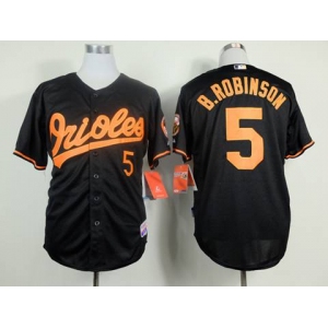 mlb jerseys baltimore orioles #5 b.robinson black