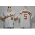 mlb jerseys baltimore orioles #5 b.robinson cream m&n 1966