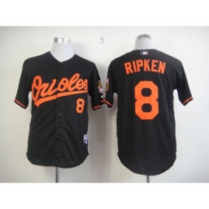 mlb jerseys baltimore orioles #8 ripken black