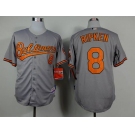 mlb jerseys baltimore orioles #8 ripken grey