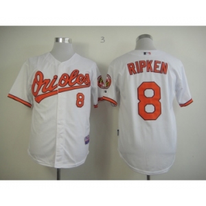 mlb jerseys baltimore orioles #8 ripken white