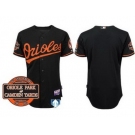 mlb jerseys baltimore orioles blank black cool base[20th anniversary patch]