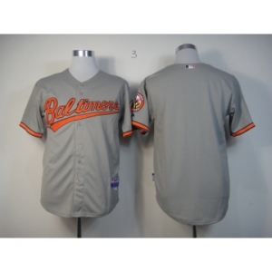 mlb jerseys baltimore orioles blank grey