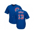 Chicago Cubs #13 Alex Avila Authentic Royal Blue Team Logo Fashion Cool Base MLB Jersey