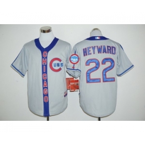 Chicago Cubs #22 Jason Heyward Grey Cooperstown Stitched Baseball Jersey