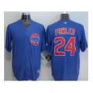 Chicago Cubs #24 Dexter Fowler Blue New Cool Base Stitched Baseball Jersey