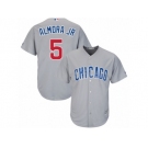 Chicago Cubs #5 Albert Almora Jr Replica Grey Road Cool Base MLB Jersey