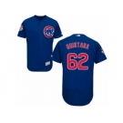 Chicago Cubs #62 Jose Quintana Royal Blue Alternate Flexbase Authentic Collection MLB Jersey