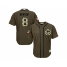 Chicago Cubs #8 Andre Dawson Green Salute to Service Stitched Baseball Jersey