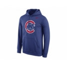 Chicago Cubs Nike Logo Performance Pullover Royal MLB Hoodie