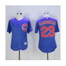 Men Chicago Cubs #23 Ryne Sandberg Majestic blue Flexbase Authentic Collection Player Jersey