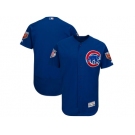 Men Chicago Cubs Customized Majestic Royal 2018 Spring Training Flex Base Team Jersey