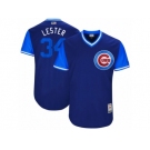 Men's 2017 Little League World Series Cubs Jon Lester #34 Lester Royal Jersey