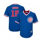 Men's Majestic Chicago Cubs #15 Brandon Morrow Replica Royal Blue Cooperstown Cool Base MLB Jersey