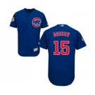 Men's Majestic Chicago Cubs #15 Brandon Morrow Royal Blue Alternate Flex Base Authentic Collection MLB Jersey