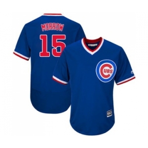 Men's Majestic Chicago Cubs #15 Brandon Morrow Royal Blue Cooperstown Flexbase Authentic Collection MLB Jersey