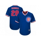 Men's Majestic Chicago Cubs #28 Kyle Hendricks Royal Blue Cooperstown Flexbase Authentic Collection MLB Jersey