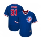 Men's Majestic Chicago Cubs #31 Fergie Jenkins Replica Royal Blue Cooperstown Cool Base MLB Jersey