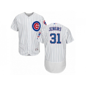 Men's Majestic Chicago Cubs #31 Fergie Jenkins White Flexbase Authentic Collection MLB Jersey