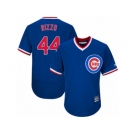 Men's Majestic Chicago Cubs #44 Anthony Rizzo Royal Blue Flexbase Authentic Collection Cooperstown MLB Jersey