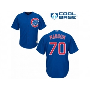 Men's Majestic Chicago Cubs #70 Joe Maddon Replica Royal Blue Alternate Cool Base MLB Jersey