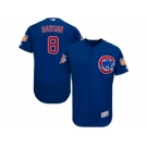 Men's Majestic Chicago Cubs #8 Andre Dawson Royal Blue Flexbase Authentic Collection MLB Jersey