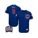 Men's Majestic Chicago Cubs #9 Javier Baez Royal Blue 2016 World Series Bound Flexbase Authentic Collection MLB Jersey