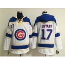 mlb jerseys chicago cubs #17 bryant blue-white[pullover hooded sweatshirt]