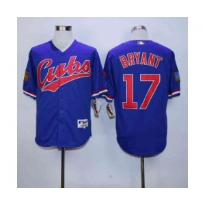 mlb jerseys chicago cubs #17 bryant blue[bryant][1994 m&n]