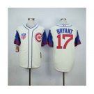 mlb jerseys chicago cubs #17 bryant white[2015 new][bryant]