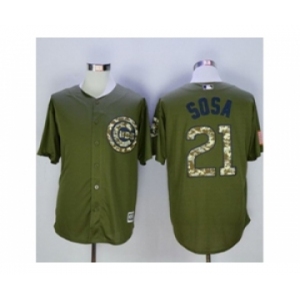 mlb jerseys chicago cubs #21 sosa green[sosa]