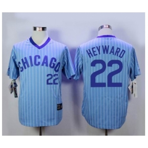 mlb jerseys chicago cubs #22 heyward blue[m&n heyward]