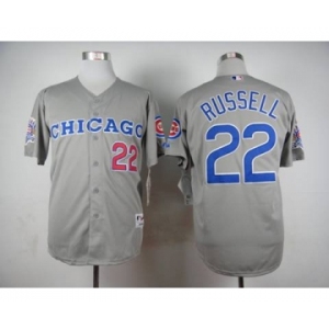 mlb jerseys chicago cubs #22 russell grey[m&n 1990][russell]