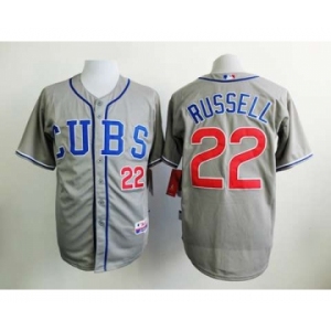 mlb jerseys chicago cubs #22 russell grey[russell]