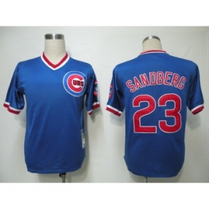 mlb jerseys chicago cubs #23 sandberg blue