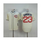 mlb jerseys chicago cubs #23 sandberg cream[1929 m&n]