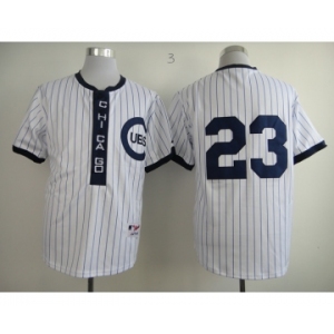 mlb jerseys chicago cubs #23 sandberg white[blue stripe][2013 new]