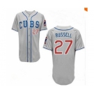 mlb jerseys chicago cubs #27 addison russell grey-1