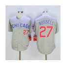 mlb jerseys chicago cubs #27 addison russell grey