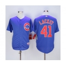 mlb jerseys chicago cubs #41 john lackey blue[lackey]