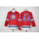 mlb jerseys chicago cubs #44 anthony rizzo red long sleeve