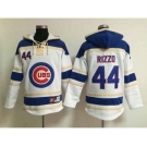 mlb jerseys chicago cubs #44 rizzo blue-white[pullover hooded sweatshirt]