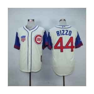 mlb jerseys chicago cubs #44 rizzo white[2015 new]