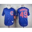 mlb jerseys chicago cubs #49 arrieta blue