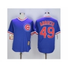 mlb jerseys chicago cubs #49 arrieta blue[m&n]