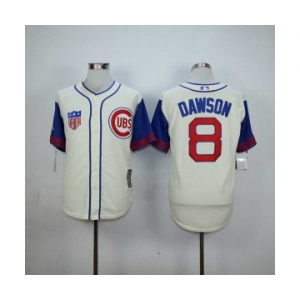 mlb jerseys chicago cubs #8 dawson white[2015 new]