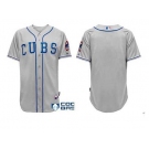 mlb jerseys chicago cubs blank grey[2014 new]