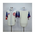 mlb jerseys chicago cubs blank white[2015 new]